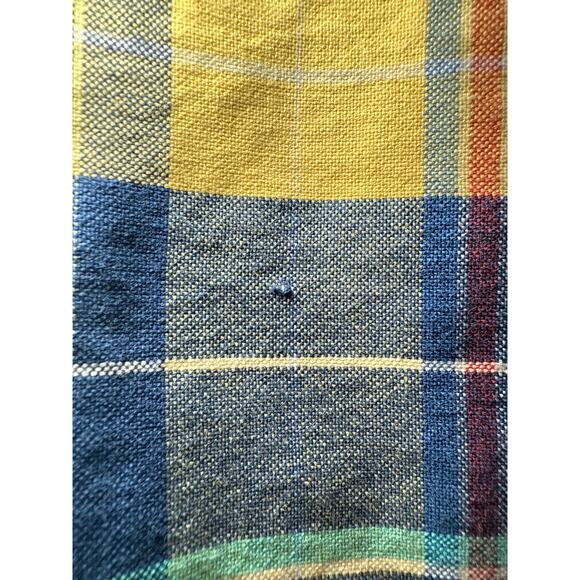 Wrangler Pearl Snap Med Mens Bright Color Short Sleeve Plaid Western Shirt - Picture 6 of 14